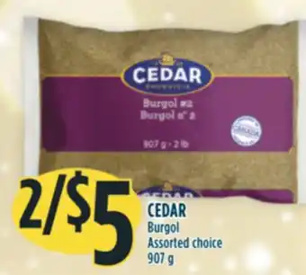 Marché Adonis Cedar burgol offer