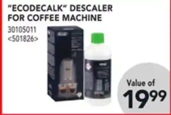 RONA Delonghi ecodecalk descaler for coffee machine offer