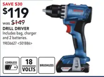 RONA Bosch drill driver offer