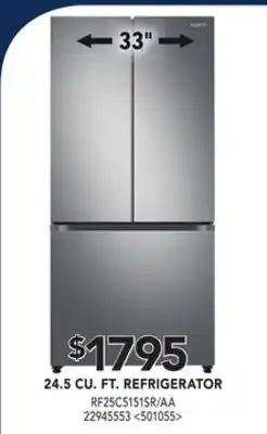 RONA Samsung 24.5 cu. ft. refrigerator offer