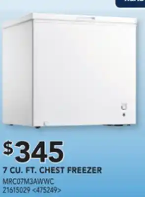 RONA Midea 7 cu. ft. chest freezer offer