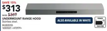 RONA Undermount range hood offer