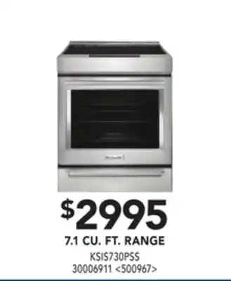 RONA Kitchenaid 7.1 cu. ft range offer