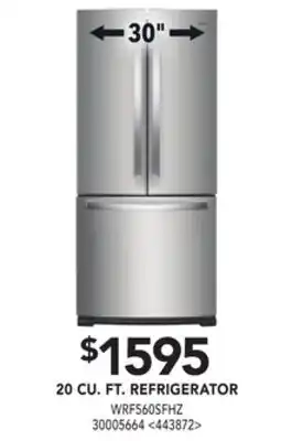 RONA Whirlpool 20 cu. ft. refrigerator offer