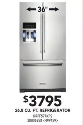 RONA Kitchenaid 26.8 cu. ft. refrigerator offer