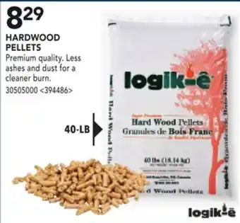 RONA Hardwood pellets offer