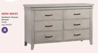 Sanibel 6-drawer dresser