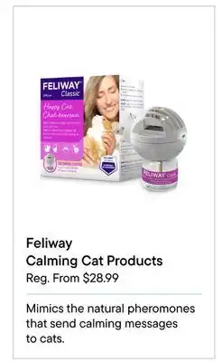 Petvalu Feliway calming cat products offer