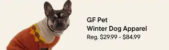 Petvalu Gf pet winter dog apparel offer