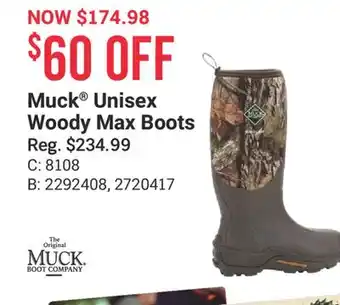 Bass Pro Muck unisex woody max boots offer