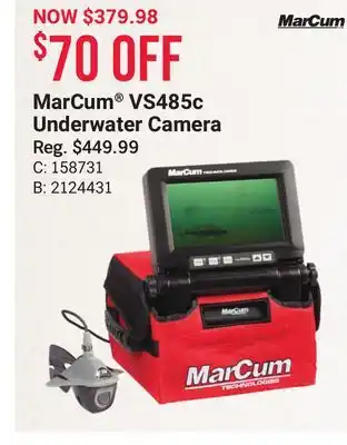 Bass Pro Marcum vs485c underwater camera offer