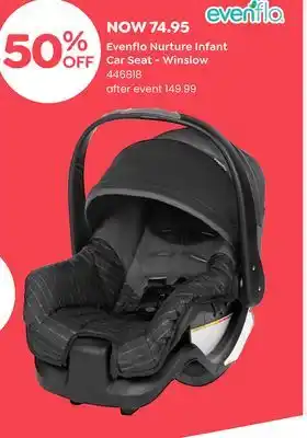 Babies 'R' Us Evenflo nurture infant car seat - winslow offer