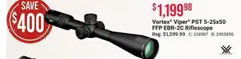 Bass Pro Vortex viper pst 5-25x50 ffp ebr-2c riflescope offer