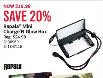 Bass Pro Rapala mini charge'n glow box offer