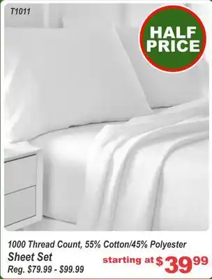 Oxford Mills Sheet set offer