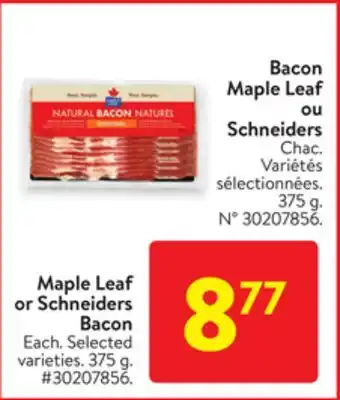 Walmart Maple leaf bacon offer