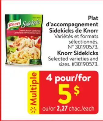 Walmart Knorr sidekicks offer