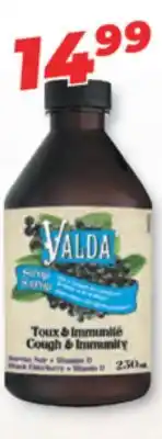 Familiprix Valda cough and immunity syrup offer