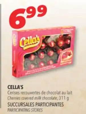 Familiprix Cella's cherries covered milk chocolate offer