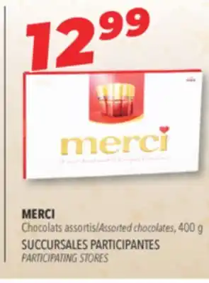 Familiprix Merci assorted chocolates offer