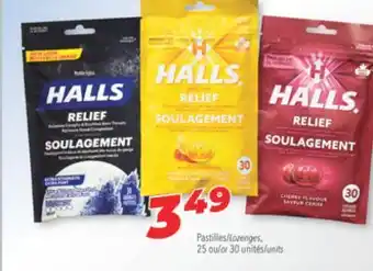 Familiprix Halls lozenges offer