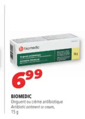 Familiprix Biomedic antibiotic ointment or cream offer