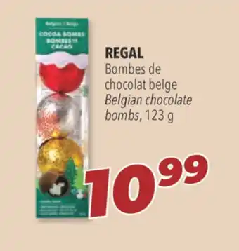 Familiprix Regal belgian chocolate bombs offer