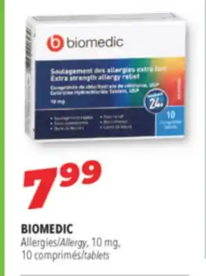 Familiprix Biomedic allergy, 10 mg offer