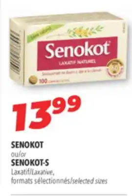 Familiprix Senokot or senokot-s laxative offer