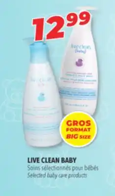 Familiprix Live clean baby selected baby care products offer