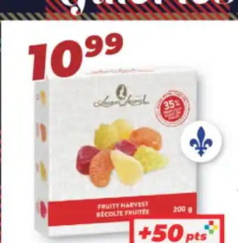 Familiprix Laura secord fruity harvest jelly treats, 200 g or maraschino cherries, 190g offer