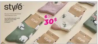 Familiprix Style selected women's socks offer