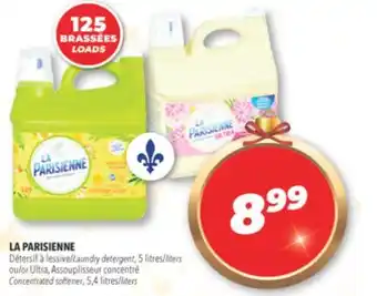 Familiprix La parisienne laundry detergent, 5  litres or concentrated softener, 5,4 litres offer