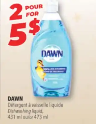Familiprix Dawn dishwashing liquid offer