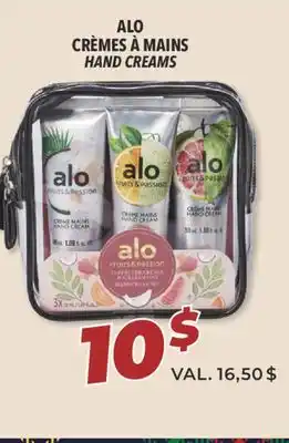 Familiprix Alo hand creams offer