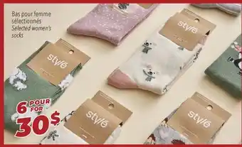 Familiprix Selected women's socks offer