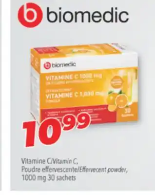 Familiprix Biomedic vitamin c, effervecent powder offer