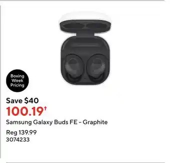 Staples Samsung galaxy buds fe - graphite offer