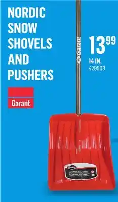 Canac Nordic snow shovels offer