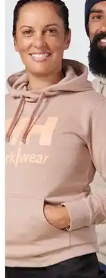 L'équipeur Helly hansen workwear women's chest logo hooded sweatshirt offer