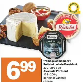 L'Intermarché Fromage camembert roitelet ou brie président offer