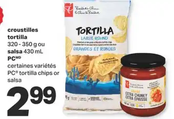 L'Intermarché Croustilles tortilla 320 - 350 g ou salsa 430 ml pcmd offer