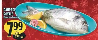 Marché Adonis Daurade royale offer