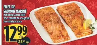 Marché Adonis Filet de saumon mariné offer