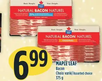 Marché Adonis Maple leaf bacon offer