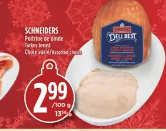 Marché Adonis Schneiders poitrine de dinde offer