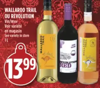 Marché Adonis Wallaroo trail ou revolution vin offer