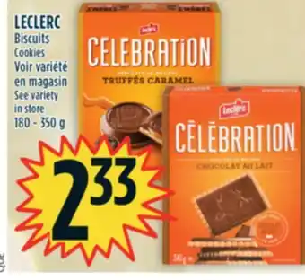 Marché Adonis Leclerc biscuits offer