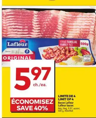 Giant Tiger Lafleur bacon offer