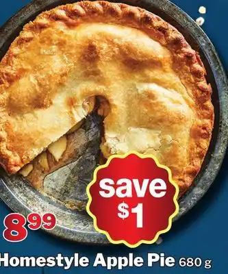 M & M Food Market Homestyle apple pie offer